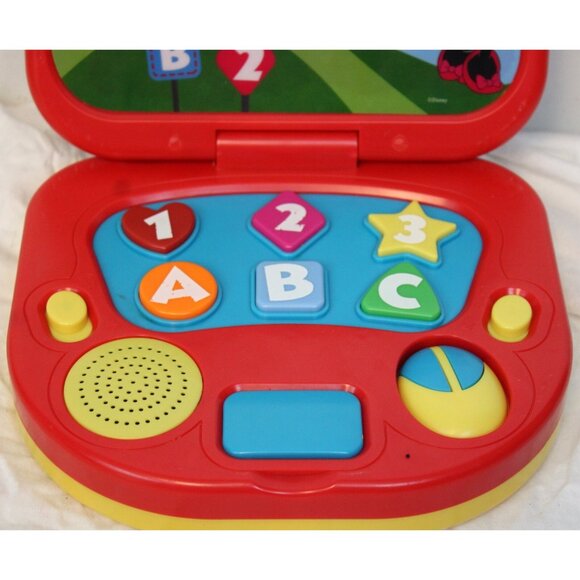 Disney Mickey Mouse Clubhouse Jr Learning Laptop Numbers Letters Colors Preschoo - Picture 7 of 9